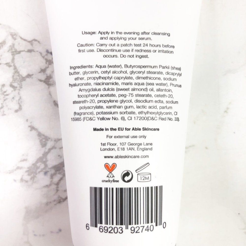 NWOB Able Skincare London Anti-Aging Retexturizing & Resurfacing Duo Moisturizer - Picture 3 of 4